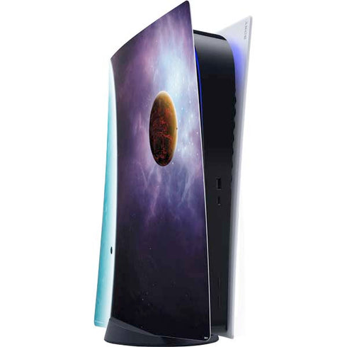 StockTrek Two Planets Born from the Same Star PS5 Digital Edition Console Skin